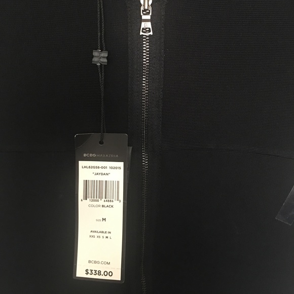 BCBG Black Jaydan Pointelle Trim Scoop-Back - Med - Picture 5 of 6